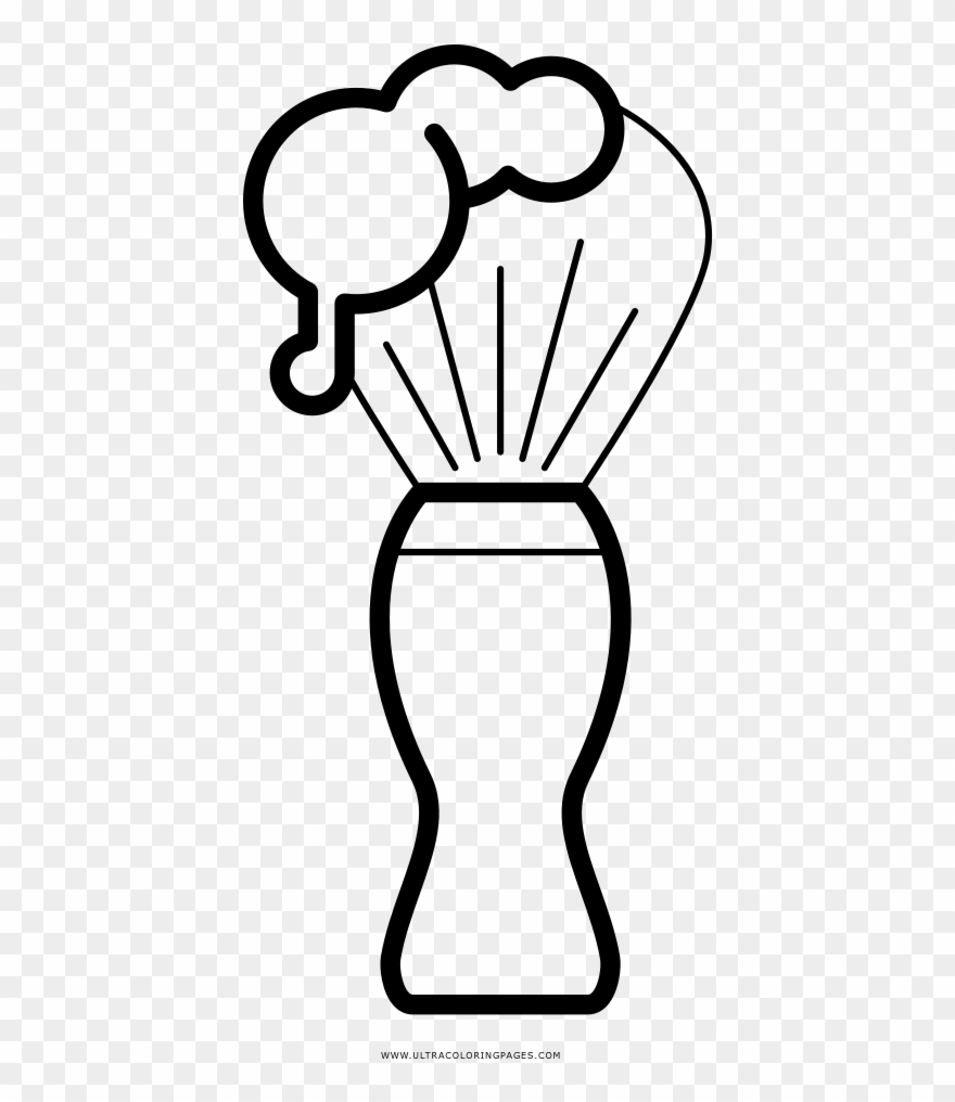 19 Brush Coloring Suddenly Paint Brush Coloring Page Clipart