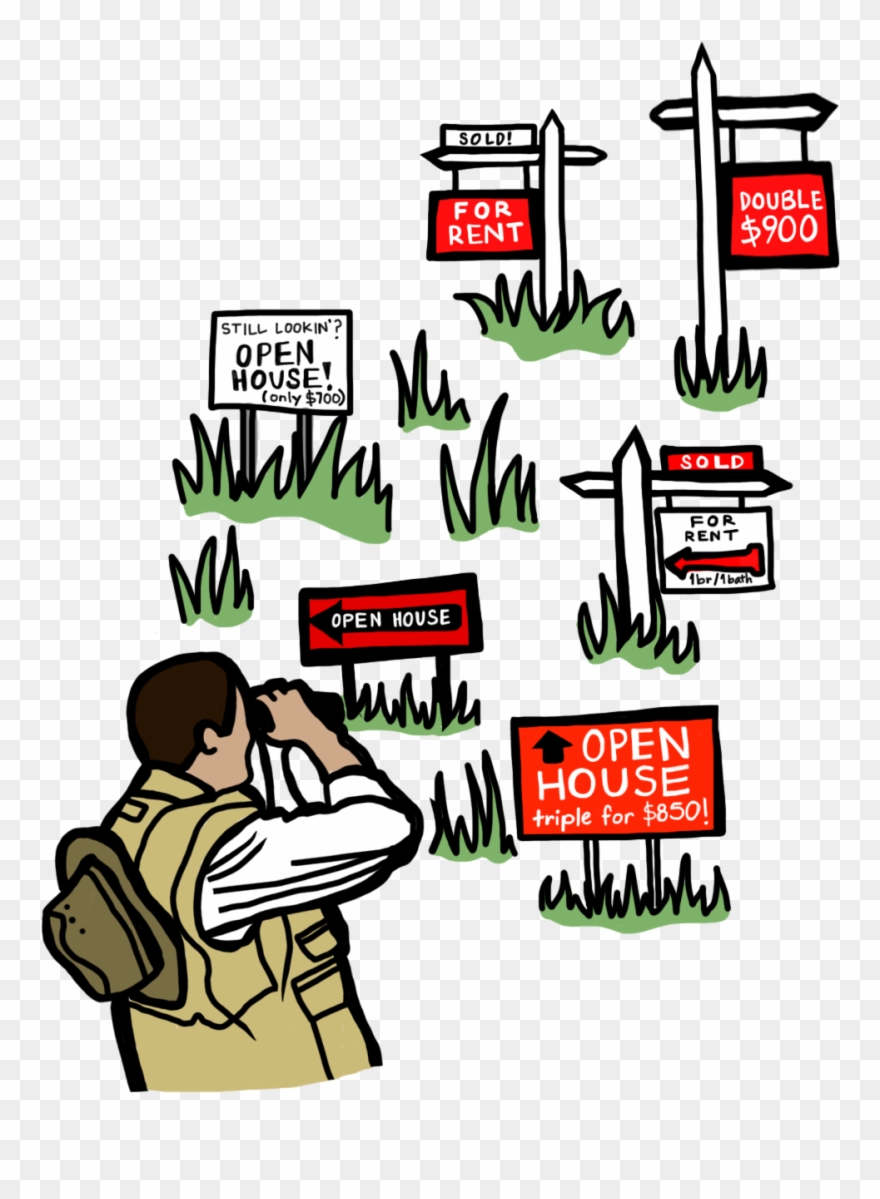 Realities Of The Housing Crisis - Cartoon Clipart