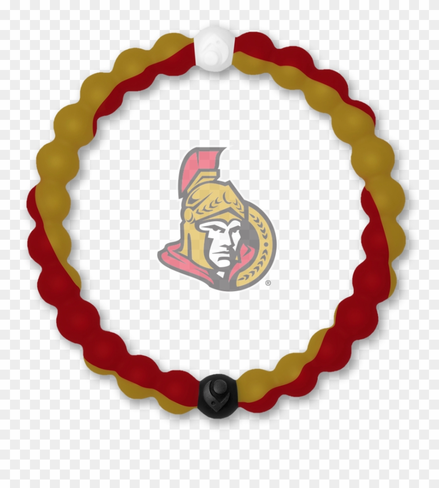 Ottawa Senators® Lokai - Lokai Bracelet Dark Red Clipart
