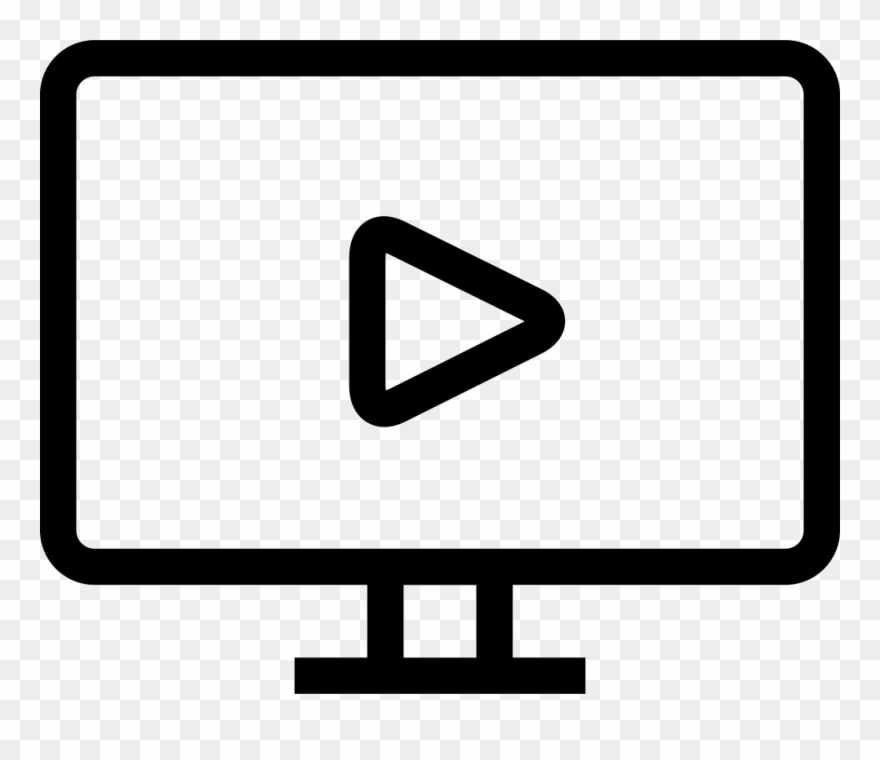 Png File Svg - Screen Symbol Clipart