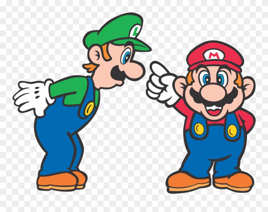 Super Mario Bros Logo Vector Clipart