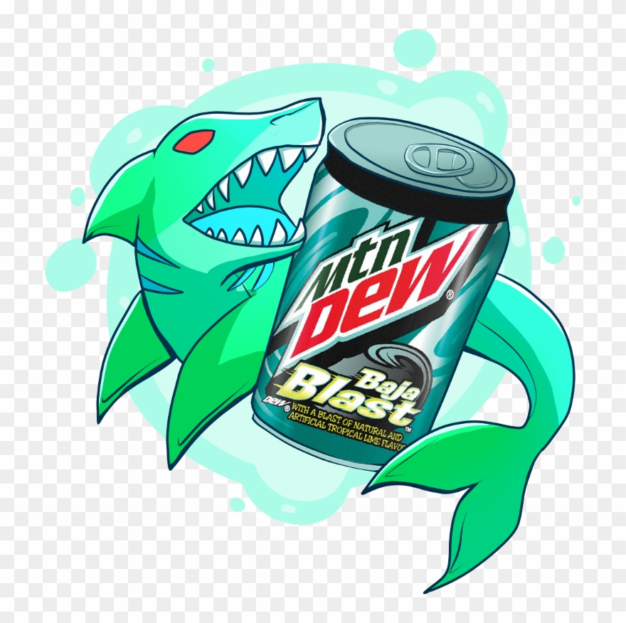 Baja Blast Shark By Angel-hawk - Baja Blast Art Clipart