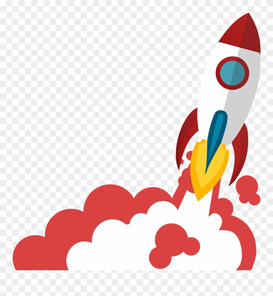 Launching Rocket Png , Png Download - Rocket Launch Transparent Clipart