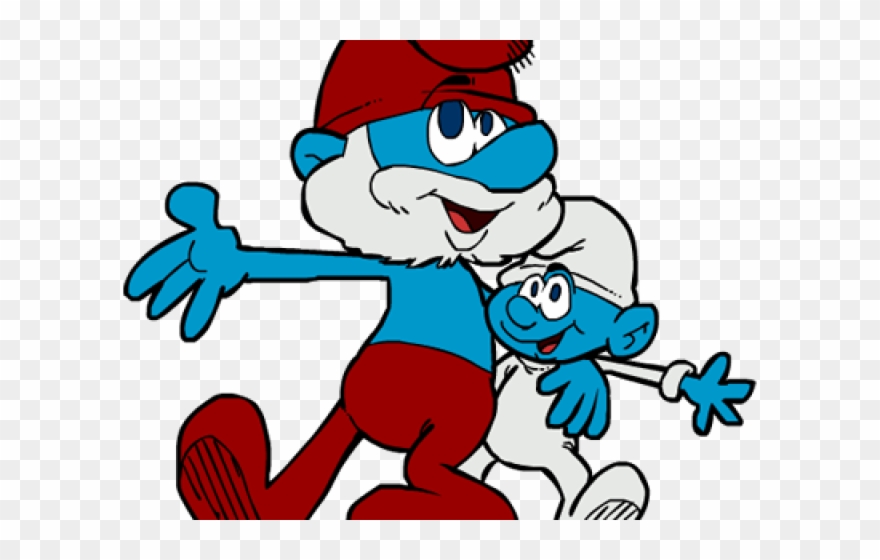 Grandpa Smurf Clipart