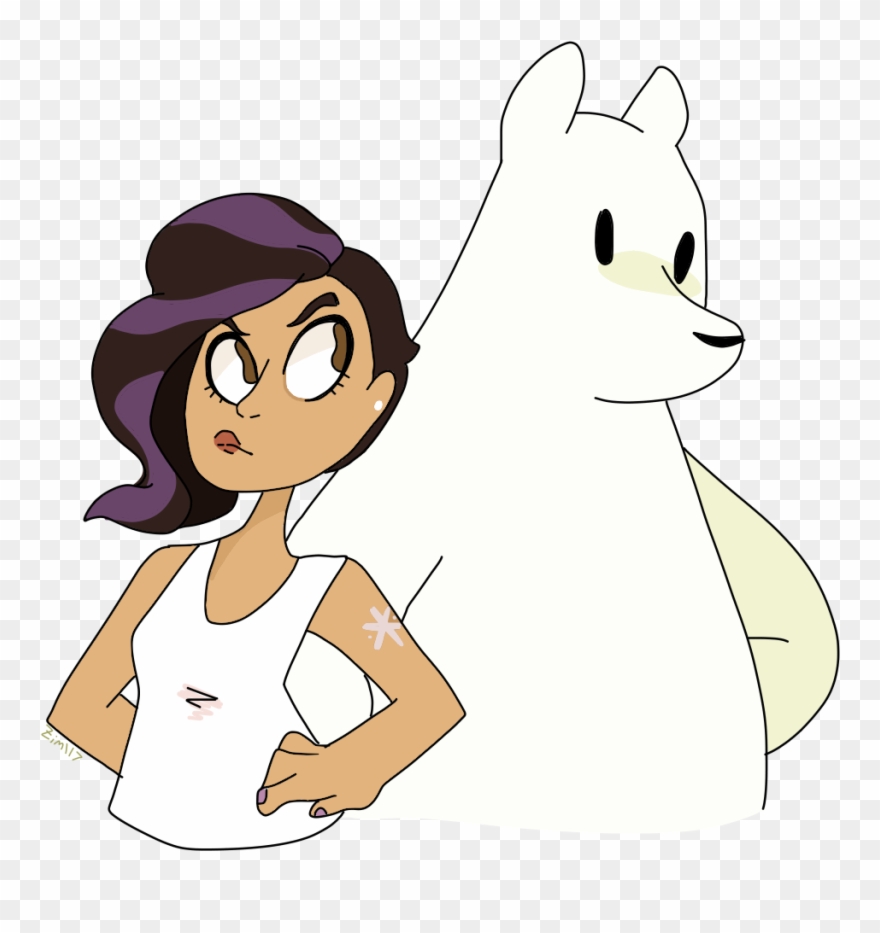 Yana And The Bear By Pastel-demon - Cartoon Clipart