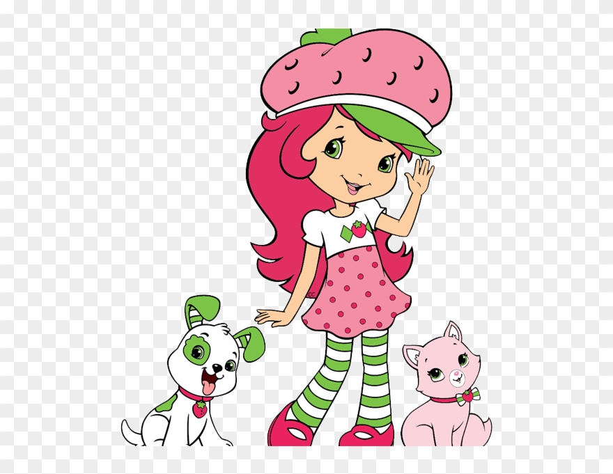 Strawberry Shortcake Cartoon Strawberry Shortcake Berry - Strawberry Shortcake Cartoon Clipart - Png Download