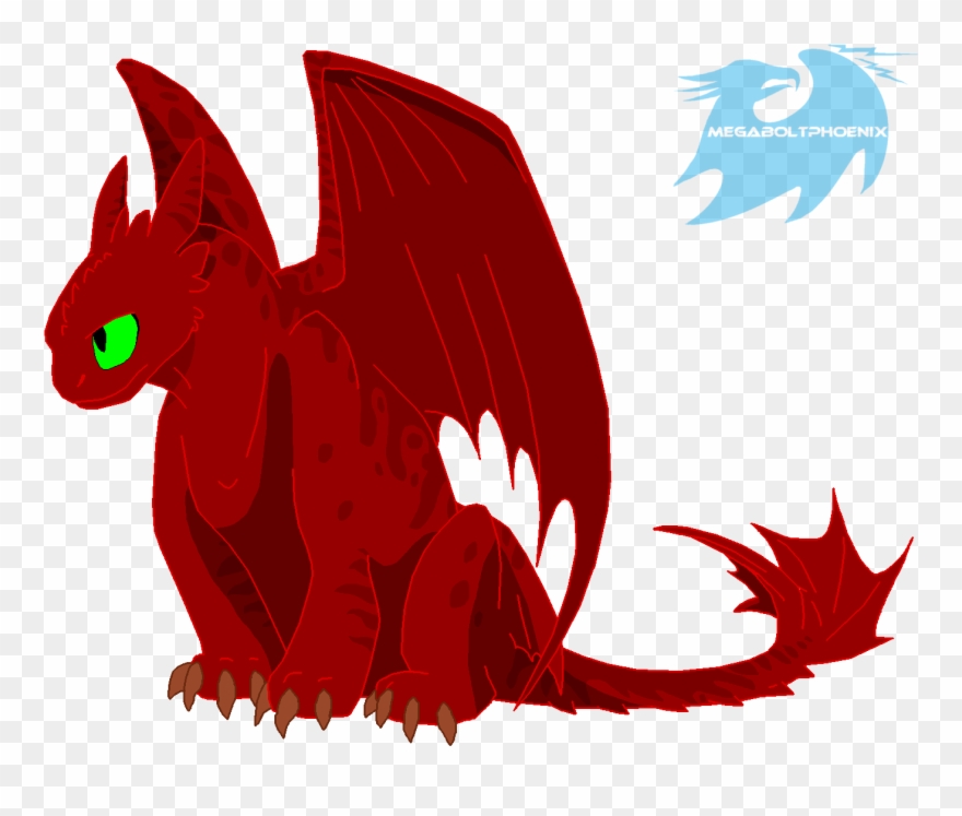 Dragon Clipart Night Fury - Illustration - Png Download
