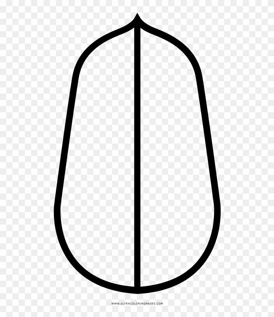 Peanut Coloring Page - Line Art Clipart