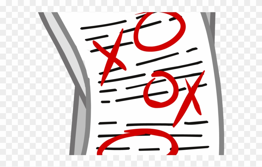 History Clipart History Test - Examen Con Mala Nota - Png Download