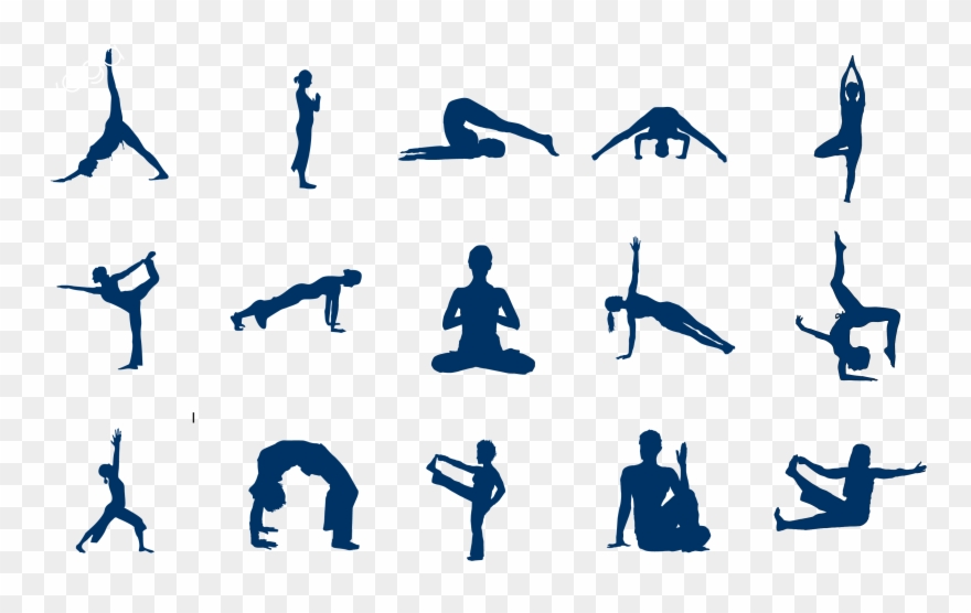 Yoga 20clipart - Yoga Poses Clip Art - Png Download