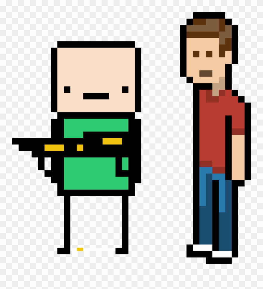 The Fat Person With Tiny - Tf2 Sandvich Pixel Art Clipart