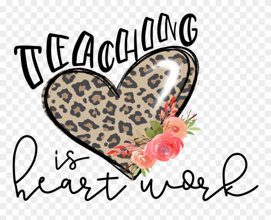 Teaching Is Heart Work - Raglan Sleeve Clipart