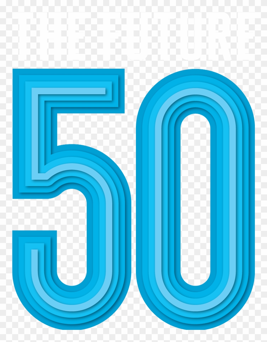 50 Png - Blue 50 Number Clipart
