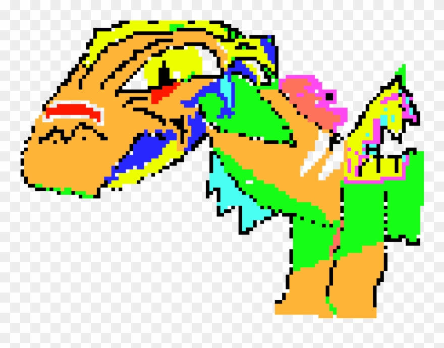 Mish-mash Dragon - Cartoon Clipart