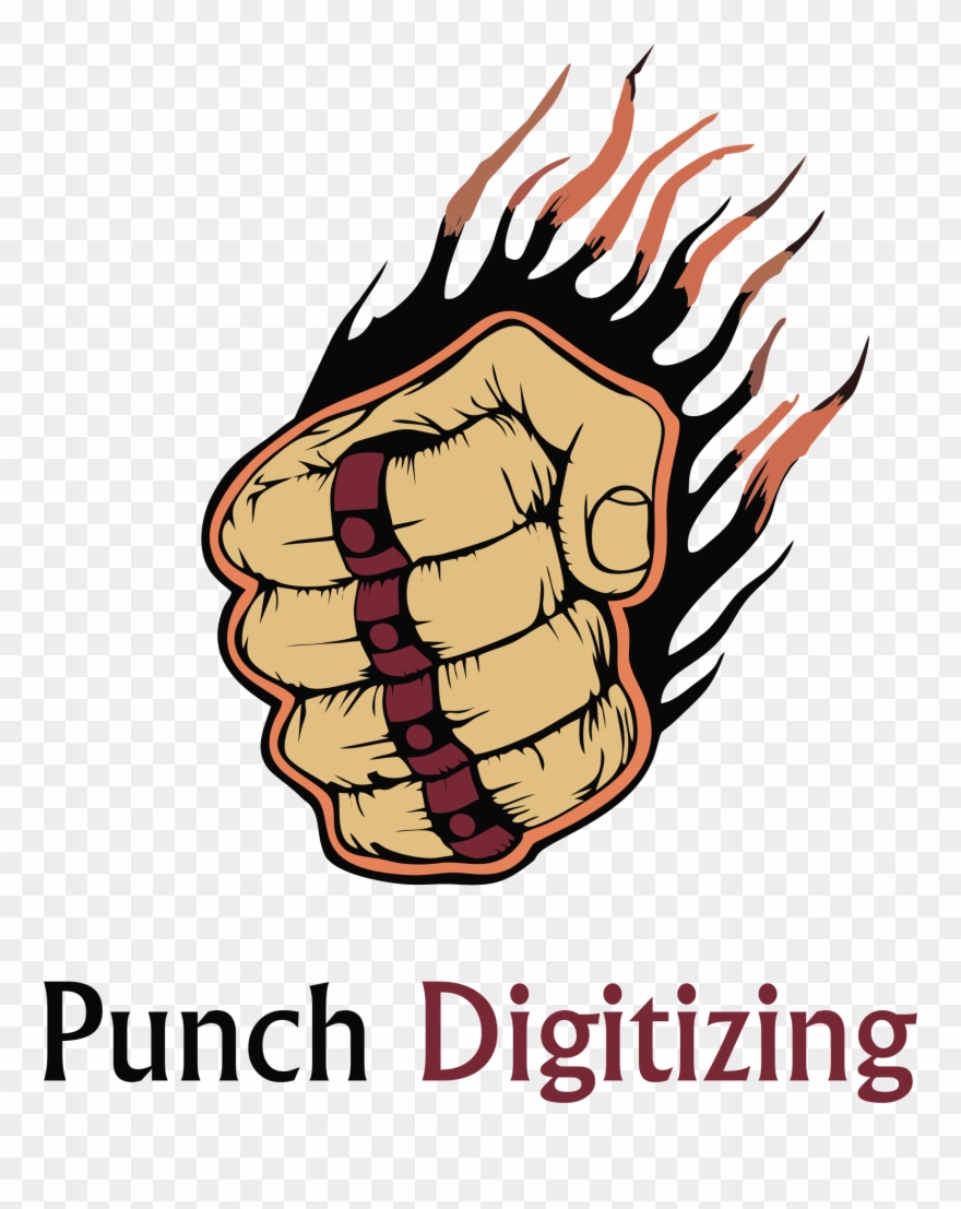 Knuckle Duster Fist Vector Clipart