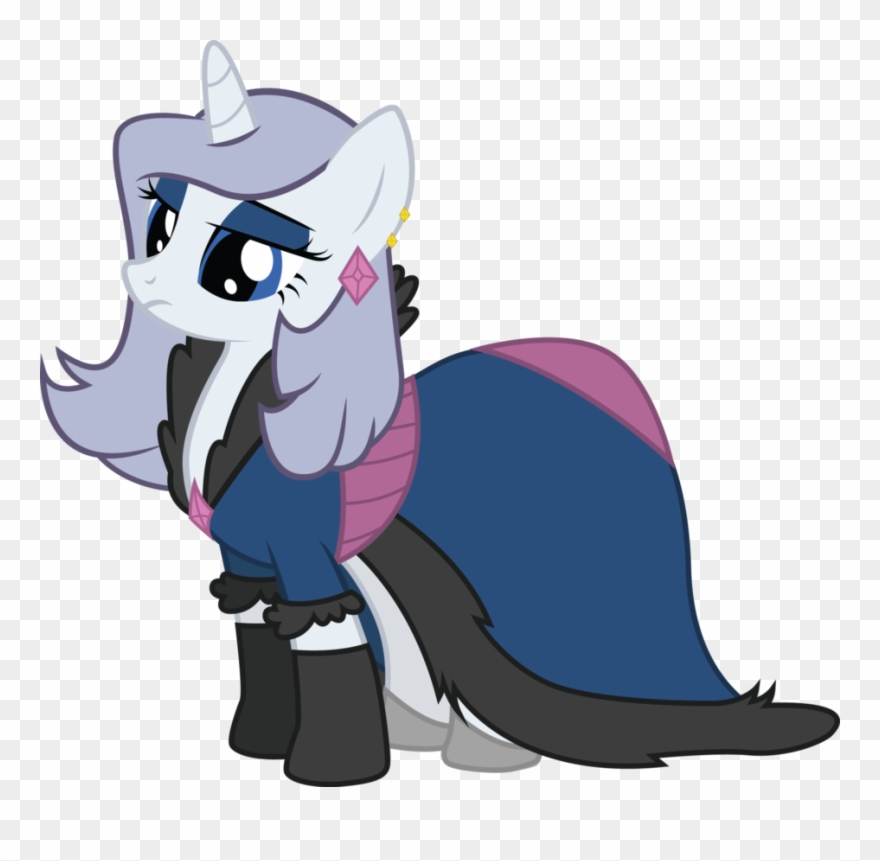 Platinum Decree, Gala/sorceress Dress By Duskthebatpack - Mylittlepony Clipart