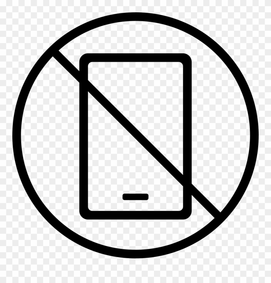 Png File Svg - Smartphone Forbidden Clipart