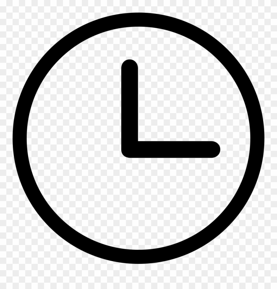 Png File - Clock Symbol Clipart