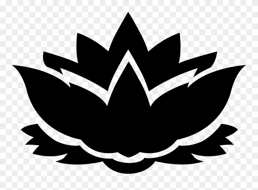 This Free Icons Png Design Of Lotus Flower Silhouette Clipart