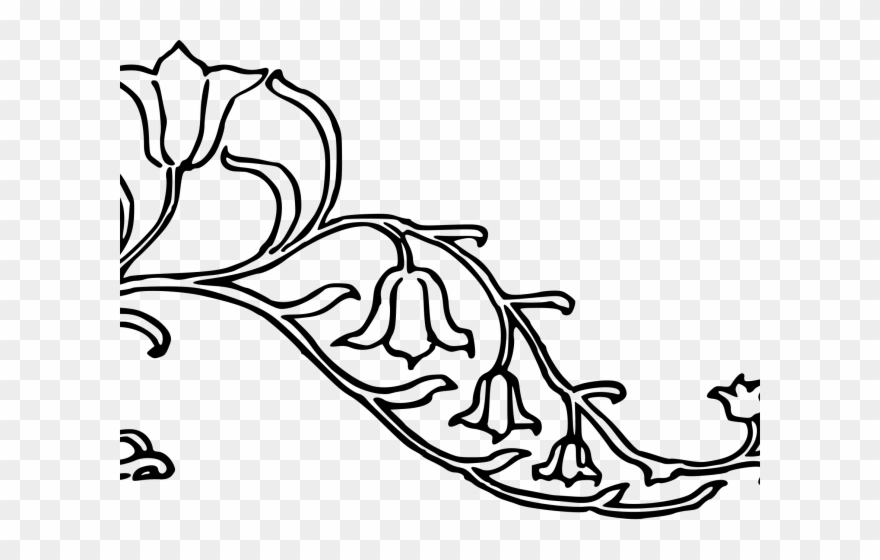 Interior Designs Clipart Magazine - Art Hitam Putih Batik - Png Download