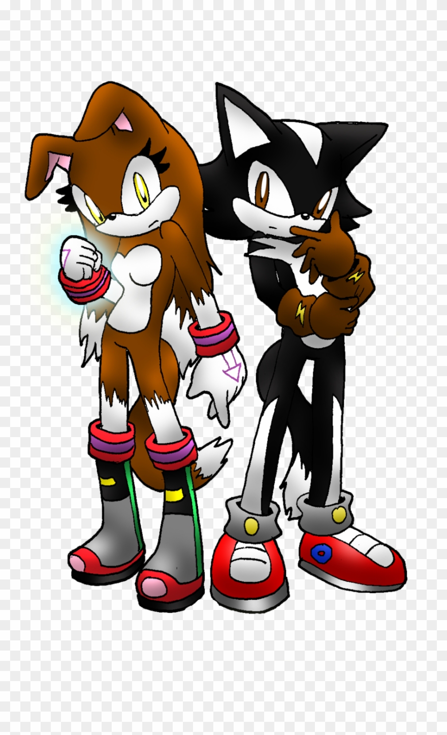 Brandon And His Sister Coraline - Cartoon Clipart