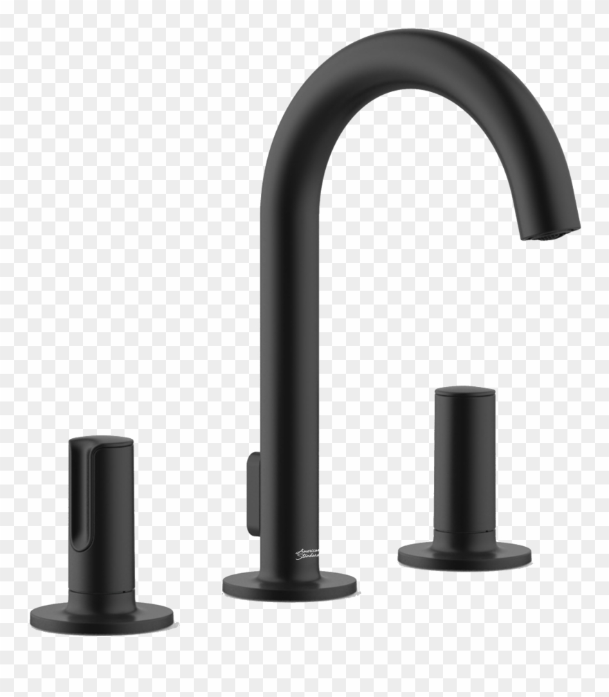Studio S Widespread Faucet In Matte Black - Tap Clipart