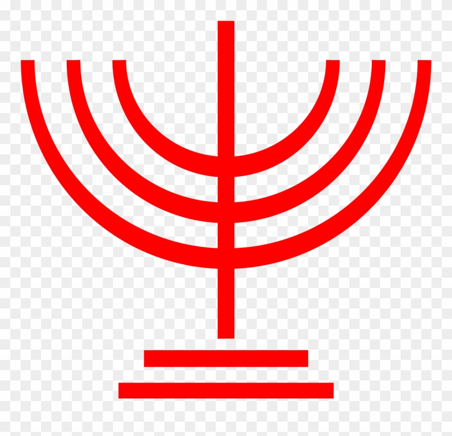 Open - Menorah Clipart