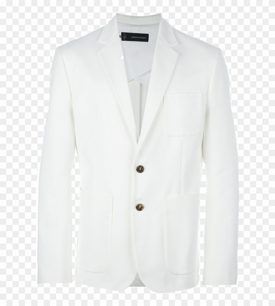 White Blazer Png Photo Background - Formal Wear Clipart