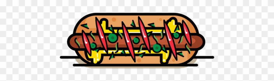 Chili Chesse Hot Dog Clipart