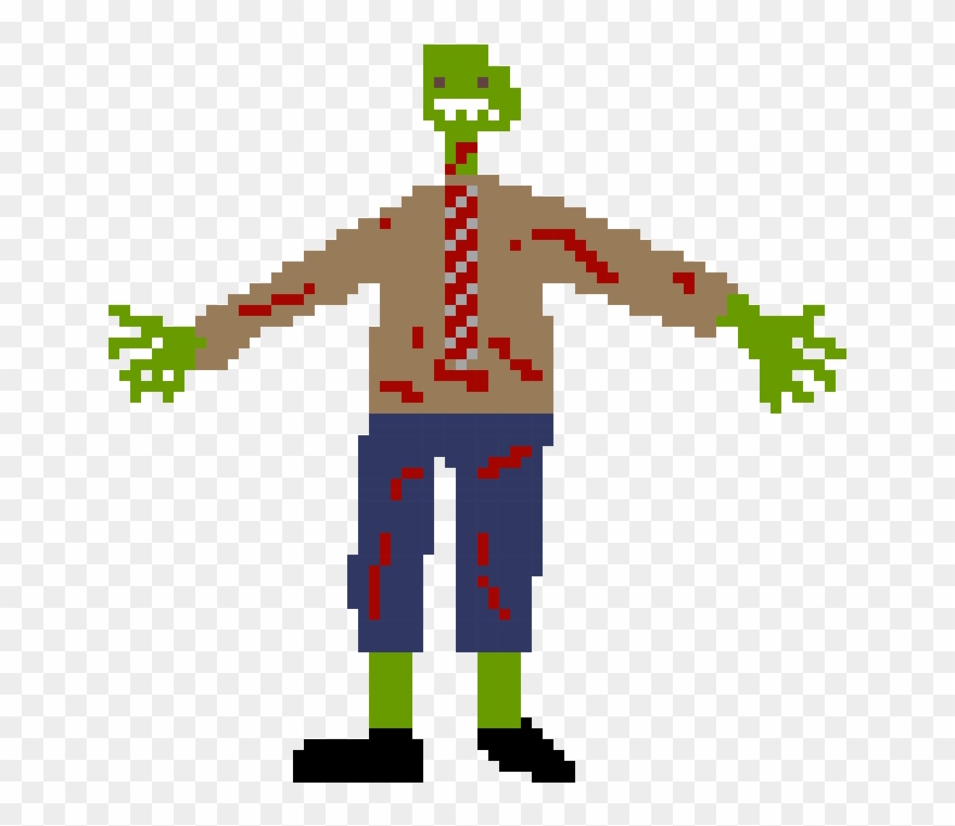 Business Man Zombie - Illustration Clipart