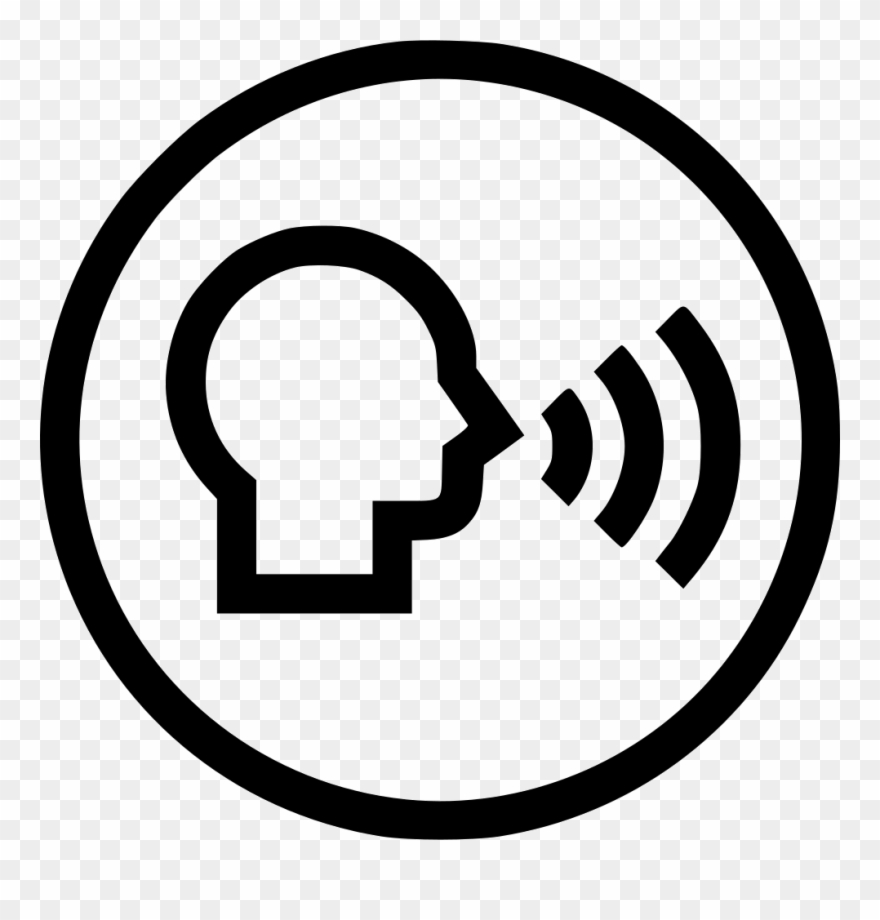 Png File - Speaking Icon Png Clipart