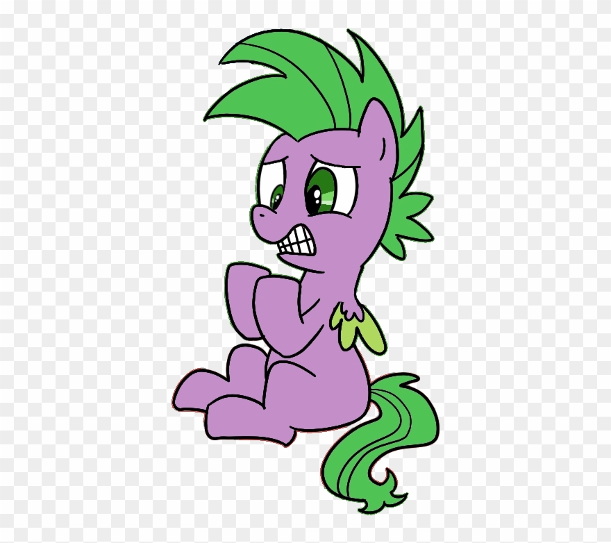 Dragon Your Hooves - Spike As A Pony Clipart