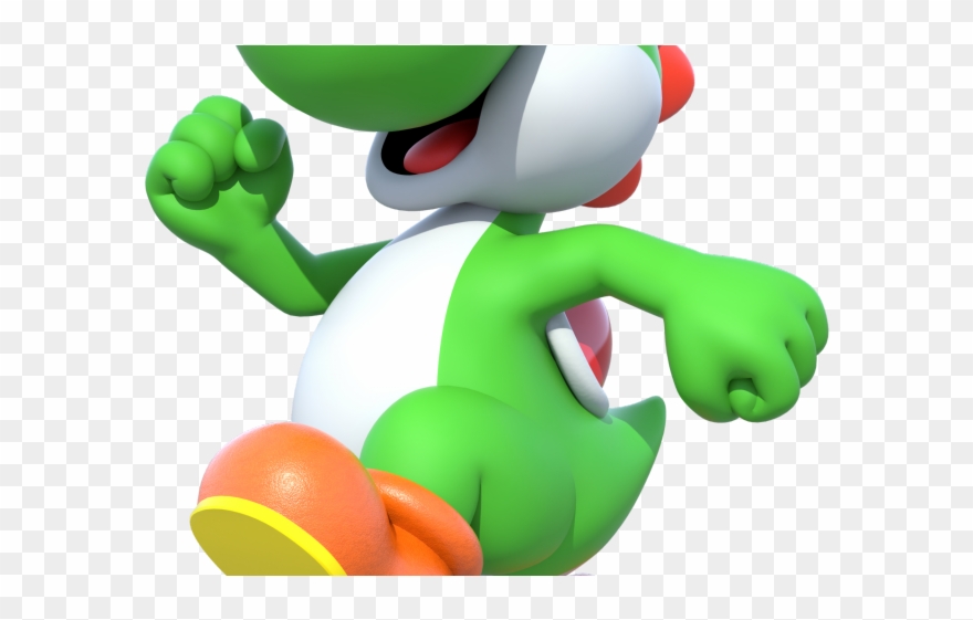 Yoshi Clipart Mario Party - Yoshi Super Mario Run - Png Download