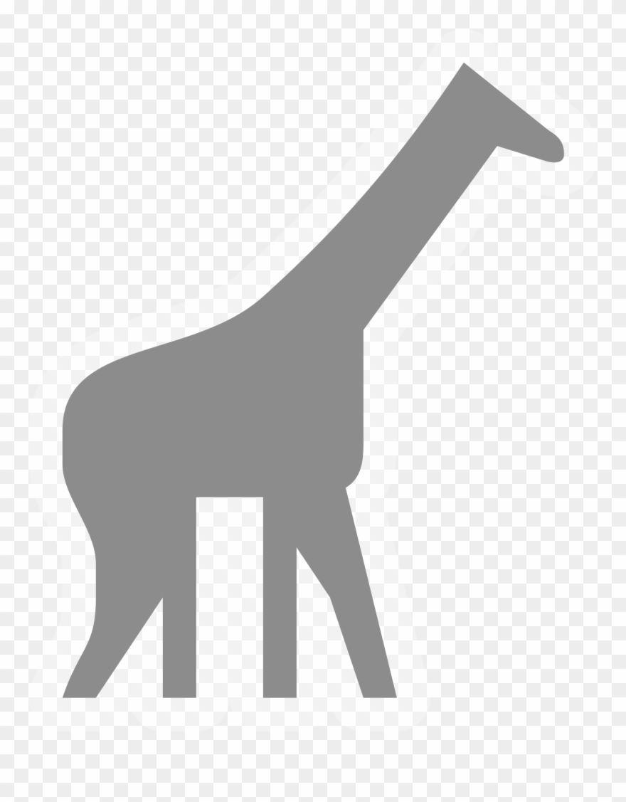 Open - Giraffe Clipart