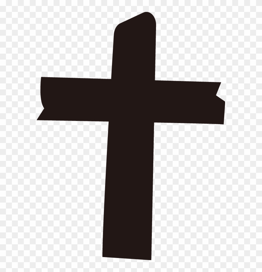 Free Online Cross Tomb Grave Halloween Vector For Design - Czarny Krzyż Na Białym Tle Clipart