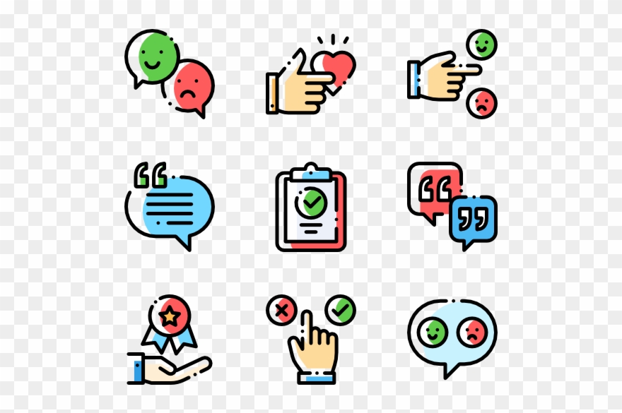 Feedback And Testimonials - Web Design Icons Clipart