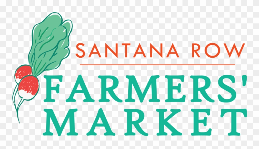 Santana Row Logo W Radish 2018 Trans-01 - Illustration Clipart