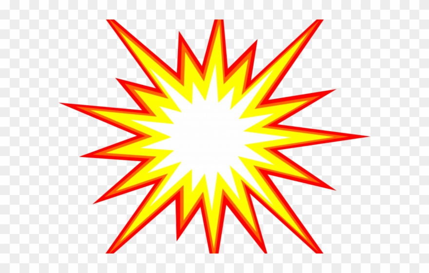 Explosion Clipart Starburst - Transparent Background Explosion Clipart - Png Download