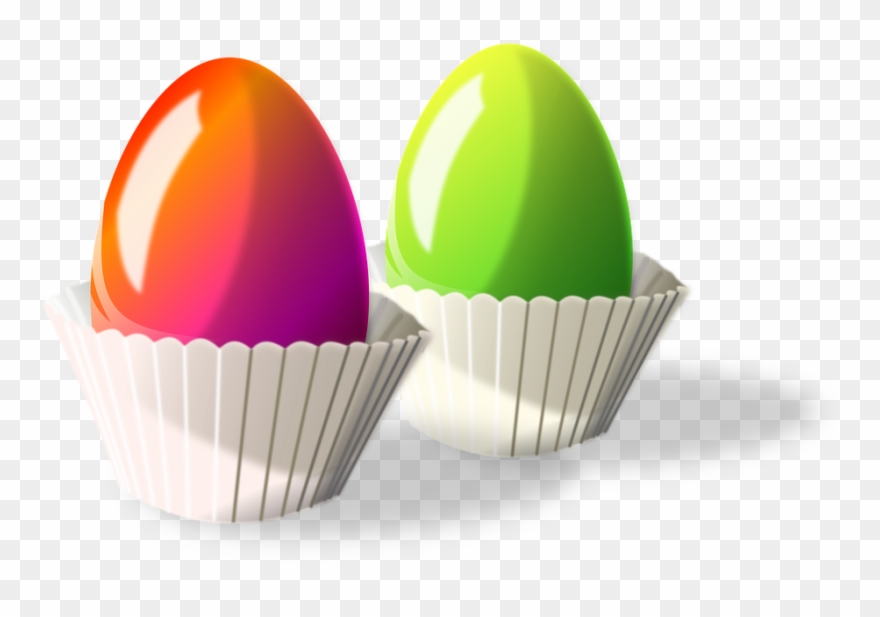 Cupcake Easter Eggs - Hiasan Telur Paskah Tercantik Clipart