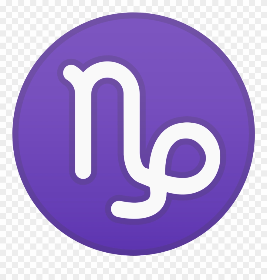 Capricorn Icon - Emoji Do Signo De Capricórnio Clipart