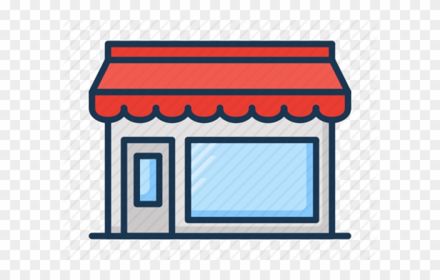 Canopy Clipart Shop Roof - Store Icon Svg - Png Download