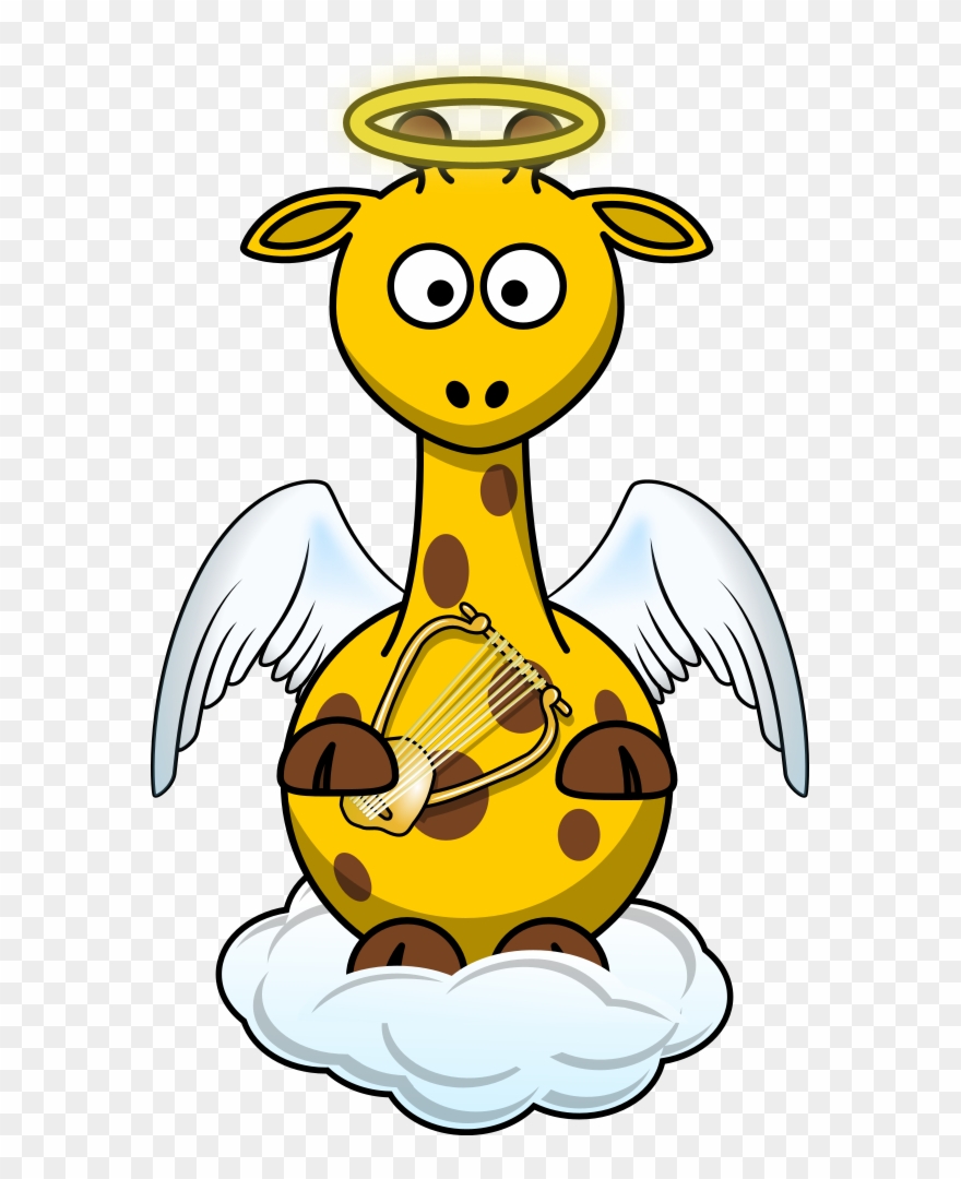 Clip Art Details - Cartoon Giraffe - Png Download