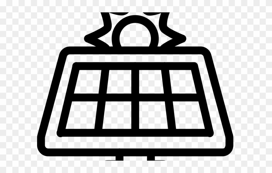 Battery Clipart Solar Battery - Panel Solar Dibujo Png Transparent Png