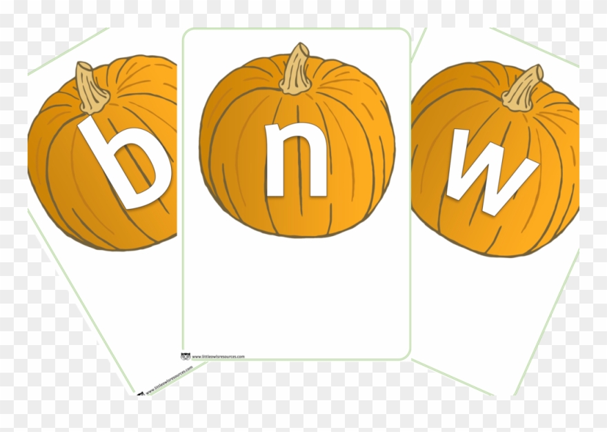 Pumpkin Alphabetcover - Jack-o'-lantern Clipart