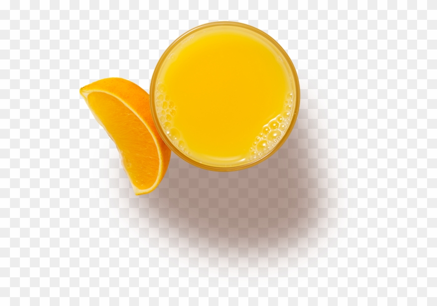 Glass Of Orange Juice Clipart Transparent Png Clipart - Orange Juice Top Png