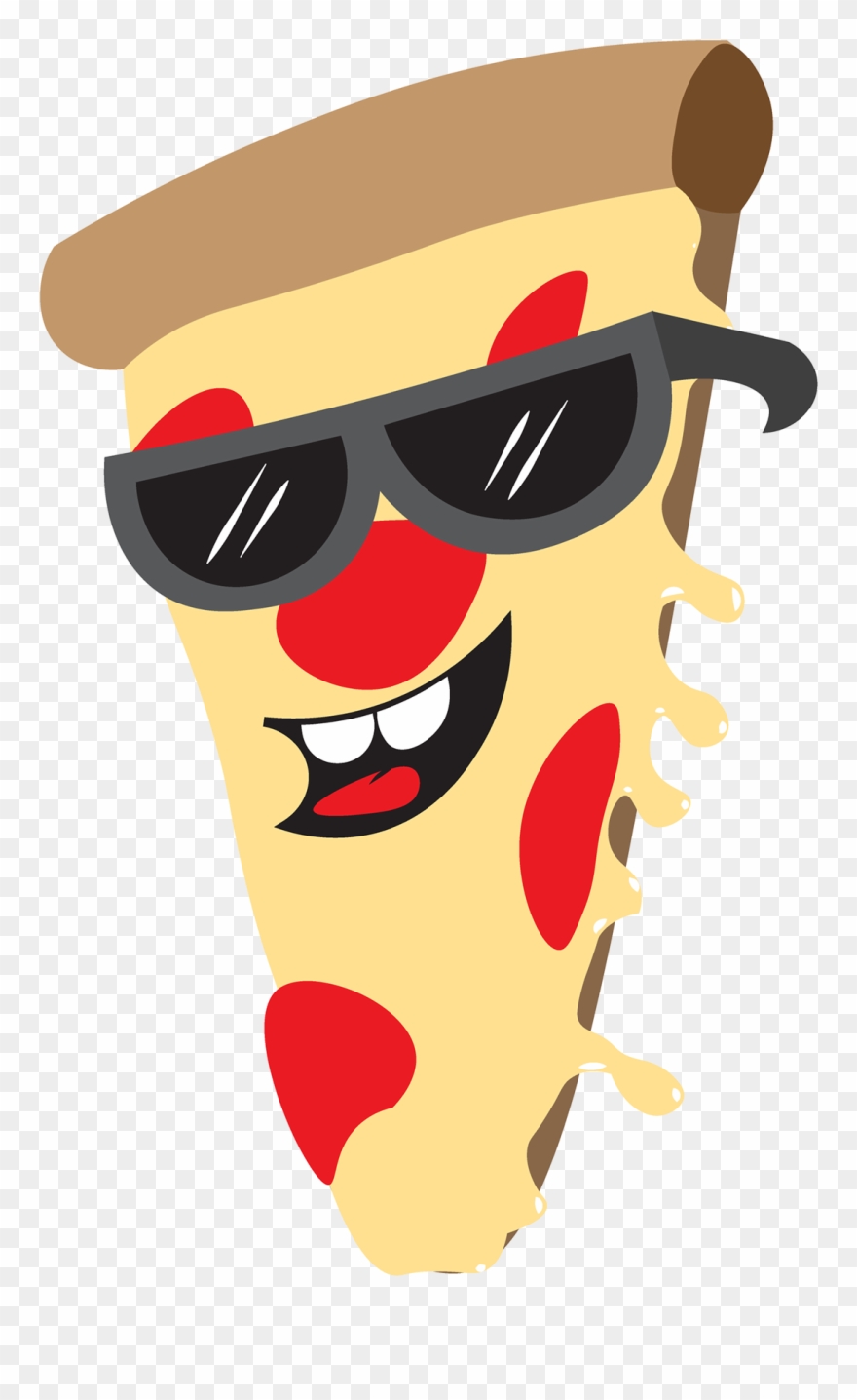 Pizza Is A Food Piece Inspired My By Admiration For - Cartoon Clipart