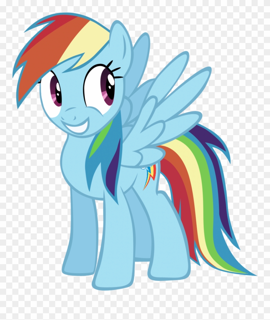 Rhubarb-leaf, Rainbow Dash, Safe, Simple Background, - Rainbow Dash My Little Pony Characters Clipart