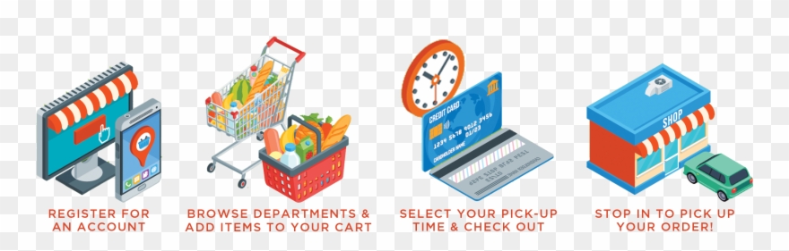 Onlineshopping - Clock Clipart