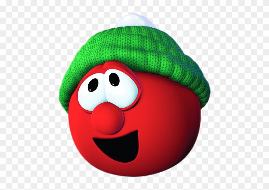 Bob The Tomato Wearing Winter Hat - Bob The Tomato Hat Clipart