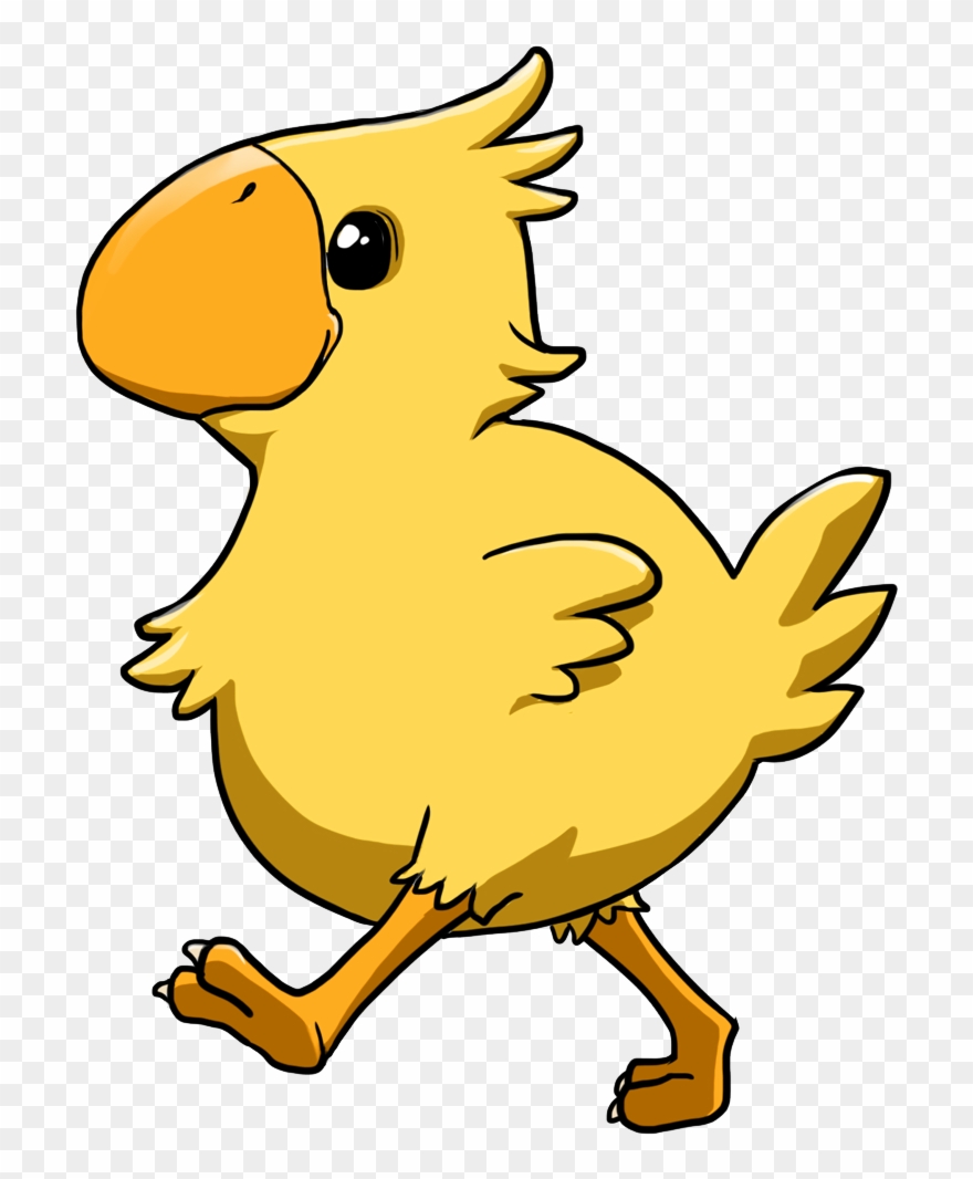 Chocobo Key Charm - Parrot Clipart
